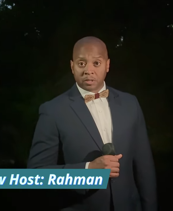 videoframe_5304 Image of host speaking to guests on a recorded broadcast